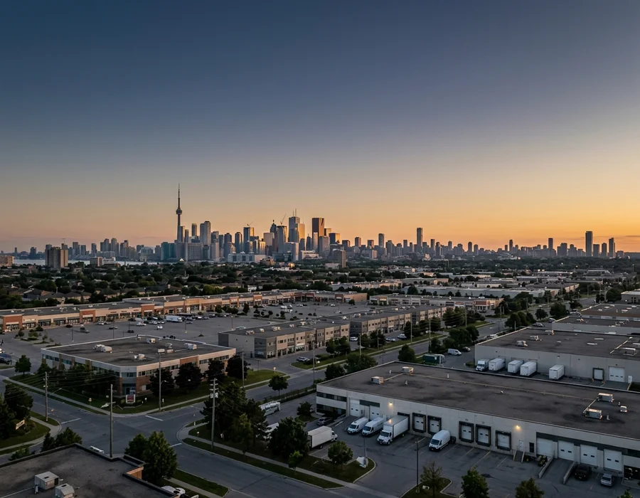 Toronto office towers, retail plazas and warehouses served across the GTA